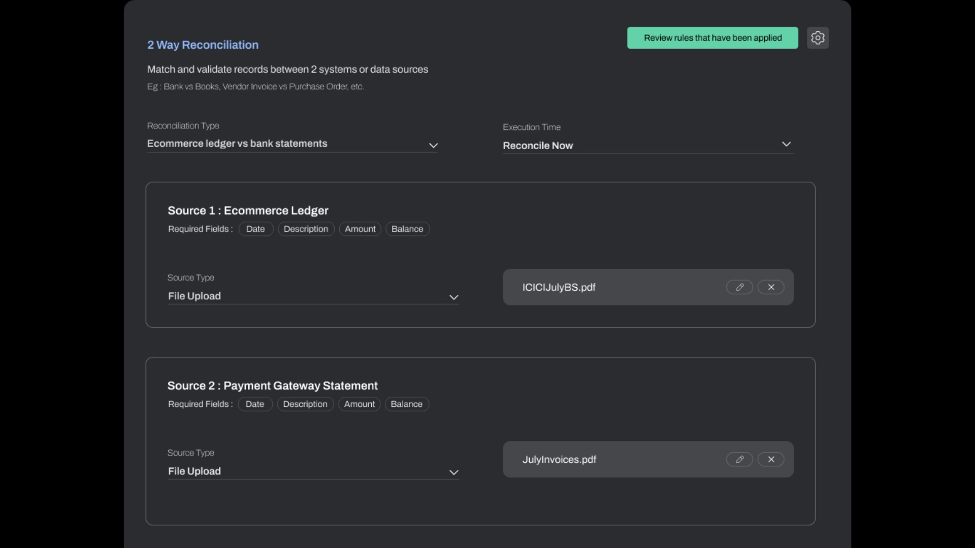 Data ingestion and normalisation — RECONFLO platform